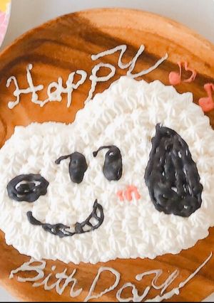 スヌーピー♥立体ケーキ♪♪-レシピのメイン写真