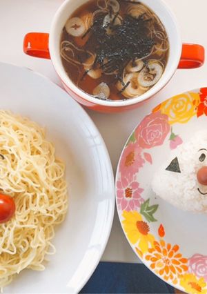 大好きアンパンマン☆簡単つけ麺！！-レシピのメイン写真