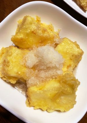 ずぼら　緊急消費　豆腐の天ぷら！-レシピのメイン写真