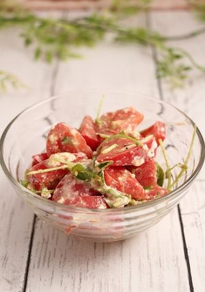 簡単！カプレーゼ☆クリームチーズ-レシピのメイン写真