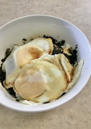 【ズボラ飯】バター目玉焼き丼♪-レシピのメイン写真