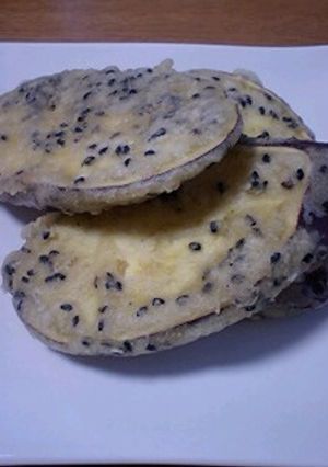 サクっと美味しいさつまいもの天ぷら-レシピのメイン写真