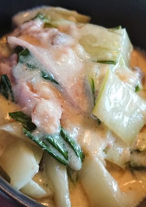 チンゲン菜のクリーム煮〜母の味〜-レシピのメイン写真
