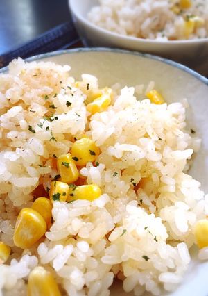 コーンと明太子のバター醤油炒飯-レシピのメイン写真