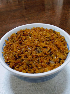 鶏そぼろ丼(干し椎茸を入れ)-レシピのメイン写真