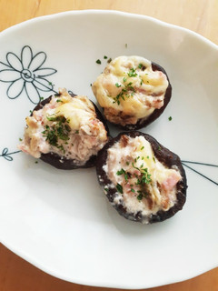 しいたけの詰め込みチーズ焼き-レシピのメイン写真