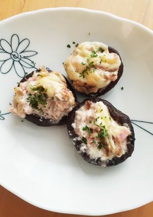 しいたけの詰め込みチーズ焼き-レシピのメイン写真