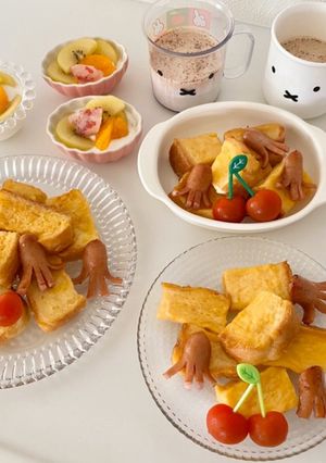 プッチンプリンでフレンチトースト-レシピのメイン写真