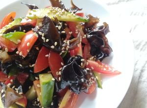 黒きくらげとトマトの中華風サラダ-レシピのメイン写真