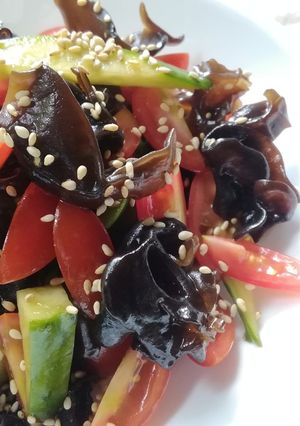 黒きくらげとトマトの中華風サラダ-レシピのメイン写真