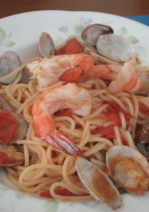 本格ボンゴレパスタ・トマトソース仕立て-レシピのメイン写真