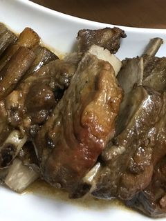 スペアリブとごぼうのワイン煮-レシピのメイン写真