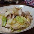 鶏胸肉とキャベツの柚子胡椒もろみ味噌炒め