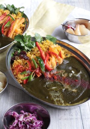 CA産スピルリナ グリーンカレー-レシピのメイン写真