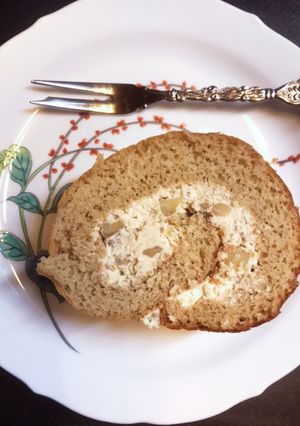 油脂無しマロンロールケーキ/栗のむき方-レシピのメイン写真