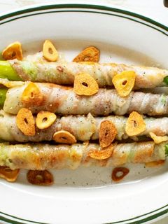 アスパラの肉巻き液塩ガーリックソテー♪-レシピのメイン写真
