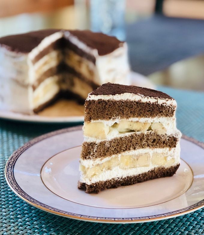 アメリカで★チョコバナナショートケーキ-レシピのメイン写真