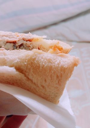 簡単！ツナマヨホットサンド-レシピのメイン写真