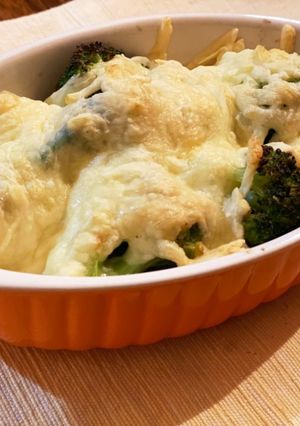 ブロッコリー白ワイン蒸し☆チーズ焼き-レシピのメイン写真