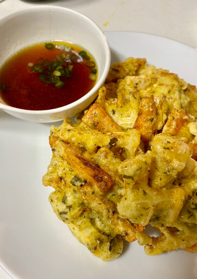 筍と人参のお茶風味かき揚げ-レシピのメイン写真