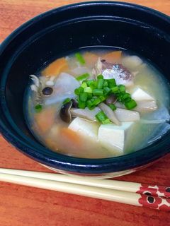 さば缶みそ汁-レシピのメイン写真