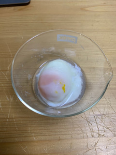 レンジで温泉卵-レシピのメイン写真