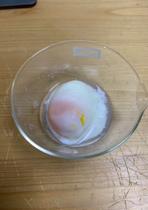 レンジで温泉卵-レシピのメイン写真