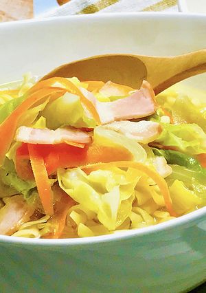 春野菜のスープパスタ【ＪＡ遠州夢咲】-レシピのメイン写真