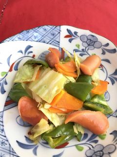 ベジ♪レンジで野菜炒め-レシピのメイン写真