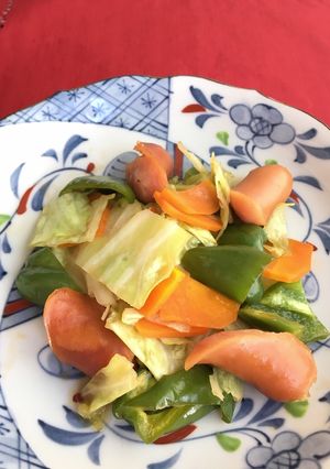 ベジ♪レンジで野菜炒め-レシピのメイン写真