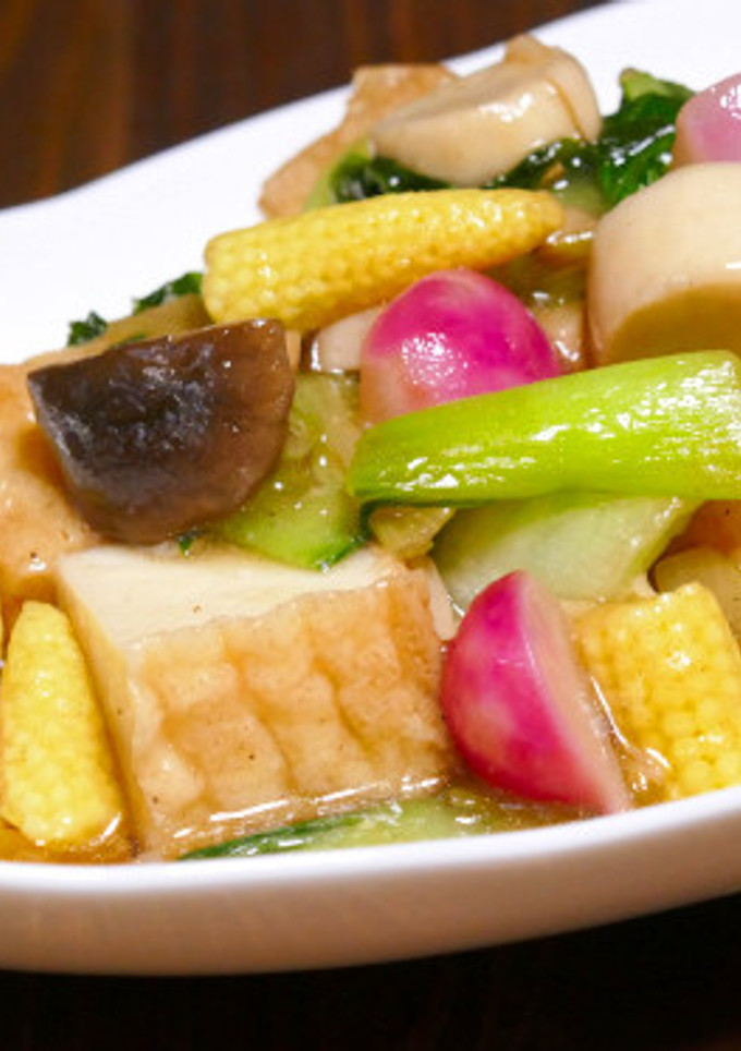 初夏の野菜と厚揚げのカラフル中華うま煮-レシピのメイン写真