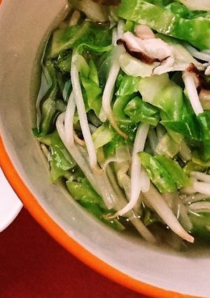 タンメン ゆで鶏添え-レシピのメイン写真