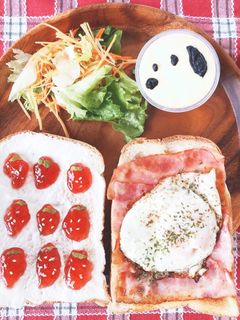 かわいい♡♡いちごトースト♪♪-レシピのメイン写真