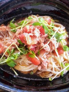 ツナとトマトのぶっかけそうめん-レシピのメイン写真