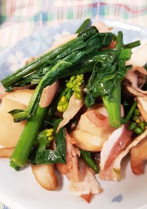 「春の輝き」とハムの炒め物-レシピのメイン写真