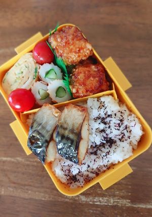 焼きサバ弁当♪-レシピのメイン写真