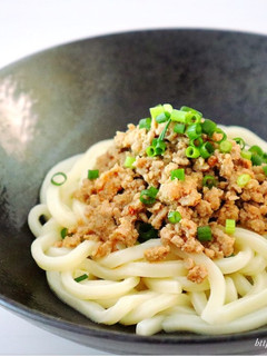 レンジで簡単♡劇ウマ♡ピリ辛肉みそうどん-レシピのメイン写真