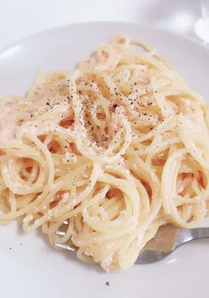 テキトーたらこクリームパスタ-レシピのメイン写真