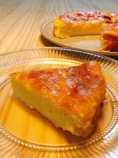 混ぜて焼くだけ!!濃厚チーズケーキ-レシピのメイン写真