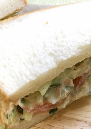 ベジ♪野菜たっぷりツナサンド-レシピのメイン写真