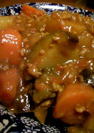 野菜の旨味たっぷり♪トマトとナスのカレー-レシピのメイン写真