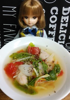 リカちゃん♡ホワイトセロリトマトスープꕤ-レシピのメイン写真