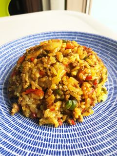 残りご飯利用カレーチャーハン☆お弁当にも-レシピのメイン写真