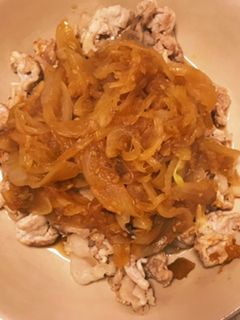 豚肉の玉ねぎソース炒め-レシピのメイン写真