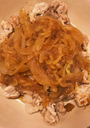 豚肉の玉ねぎソース炒め-レシピのメイン写真