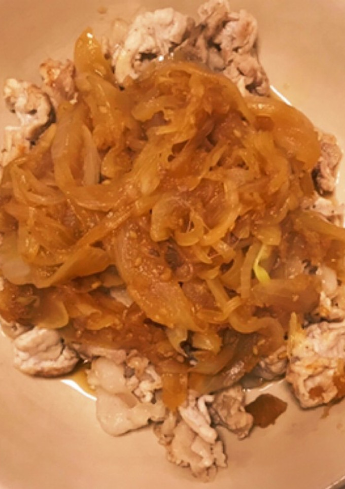 豚肉の玉ねぎソース炒め-レシピのメイン写真