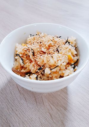 ツナとひじきの炊き込みごはん-レシピのメイン写真