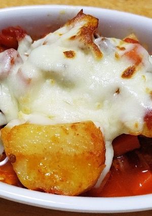 お鍋ひとつで☆じゃがいもミートチーズ☆-レシピのメイン写真