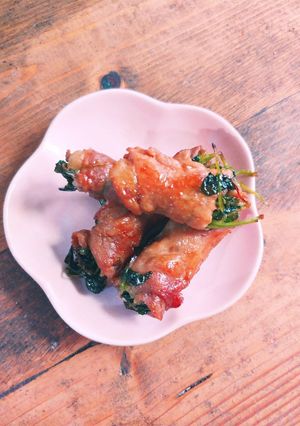 豆苗の豚肉巻き-レシピのメイン写真