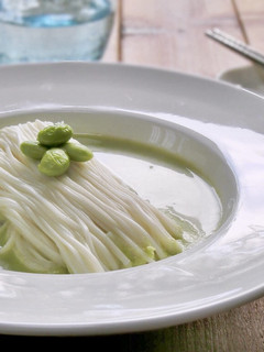 枝豆のクリームつゆそうめん-レシピのメイン写真